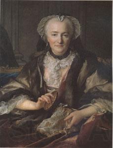 Louis Tocque Madame Dange wife of General Francois Balthazar Dange du Fay (mk05) Norge oil painting art